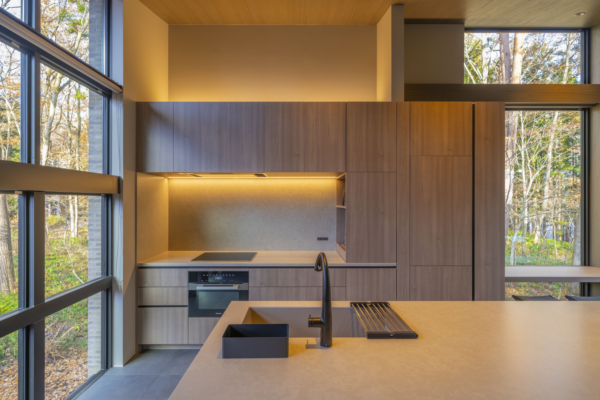 The kitchen at WADANO GROVE
